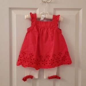 Girls 12 month Summer Sleeveless Outfit